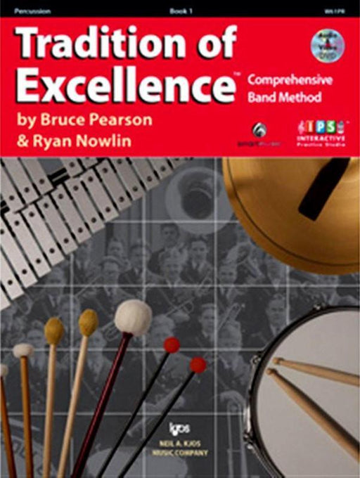 Tradition of Excellence Book 1 - Percussion-Band Method-Neil A. Kjos Music Company-Engadine Music