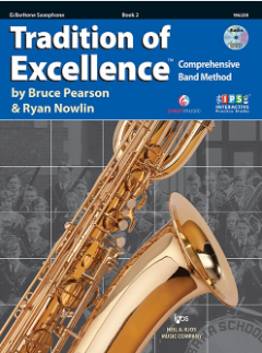 Tradition of Excellence Book 2 - Baritone Saxophone-Band Method-Neil A. Kjos Music Company-Engadine Music