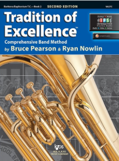 Tradition of Excellence Book 2 - Baritone/Euphonium TC-Band Method-Neil A. Kjos Music Company-Engadine Music