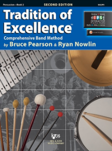 Tradition of Excellence Book 2 - Percussion-Band Method-Neil A. Kjos Music Company-Engadine Music