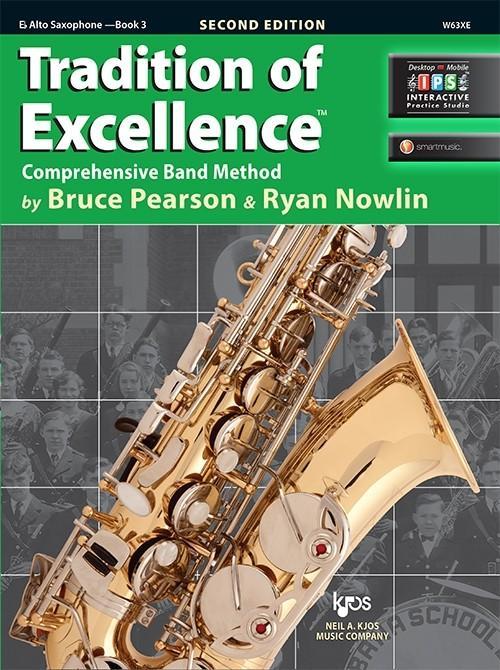 Tradition of Excellence Book 3 - Alto Saxophone-Band Method-Neil A. Kjos Music Company-Engadine Music