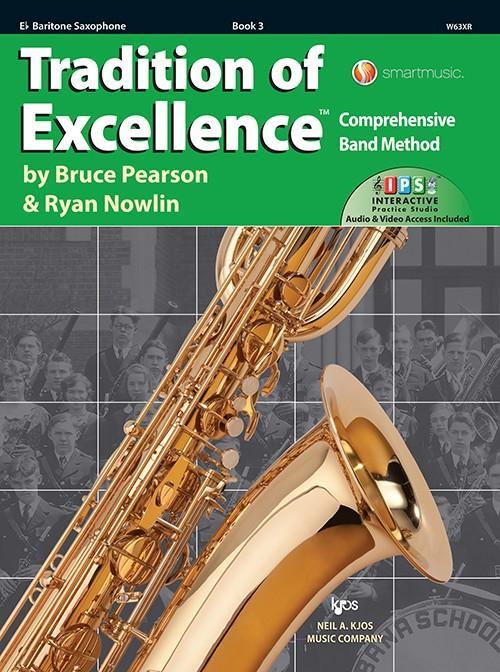 Tradition of Excellence Book 3 - Baritone Saxophone-Band Method-Neil A. Kjos Music Company-Engadine Music