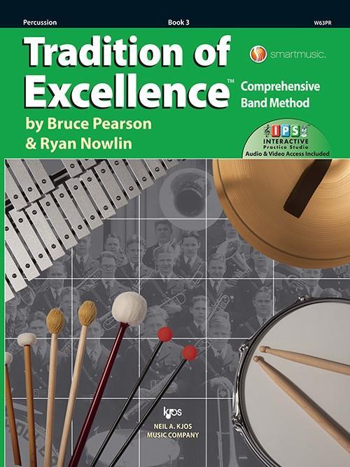 Tradition of Excellence Book 3 - Percussion-Band Method-Neil A. Kjos Music Company-Engadine Music