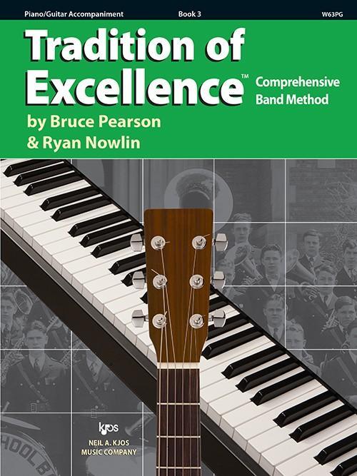 Tradition of Excellence Book 3 - Piano/Guitar Accompaniment-Band Method-Neil A. Kjos Music Company-Engadine Music