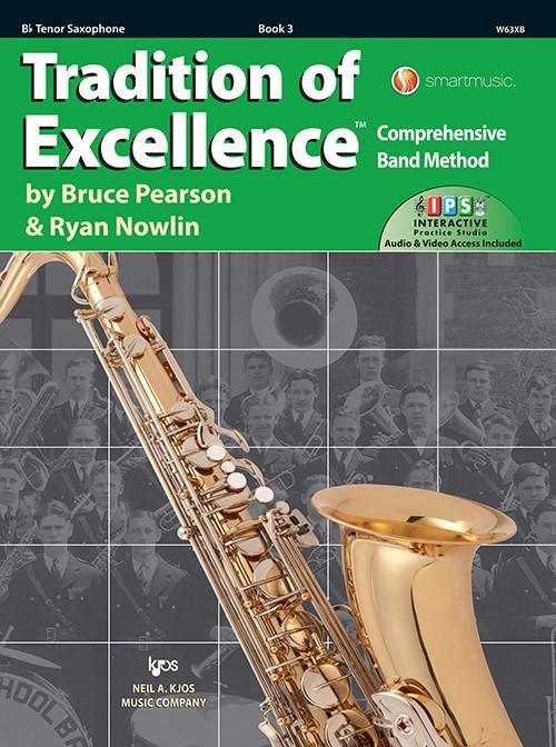Tradition of Excellence Book 3 - Tenor Saxophone-Band Method-Neil A. Kjos Music Company-Engadine Music