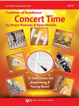 Tradition of Excellence: Concert Time - 12 Selections for Beginning & Young Band - Trumpet