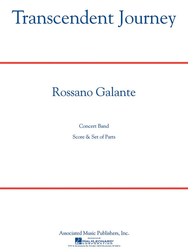 Transcendent Journey Arr. Rossano Galante, Concert Band Grade 5
