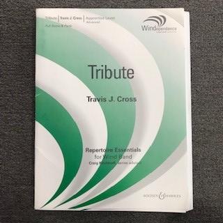 Tribute, Travis J. Cross Concert Band Chart Grade 3-Concert Band Chart-Boosey & Hawkes-Engadine Music