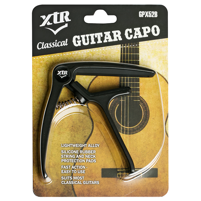Trigger Style Capo for Classical Nylon String Guitar - GPX52B