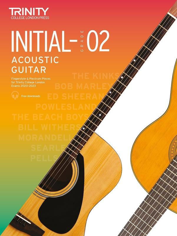 Trinity Acoustic Guitar Exam Pieces Initial-Grade 2 2020-23