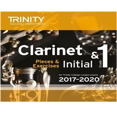 Trinity Clarinet Exam Pieces 2017-2020 - Initial-Grade 1 CD-Woodwind-Trinity College London-Engadine Music
