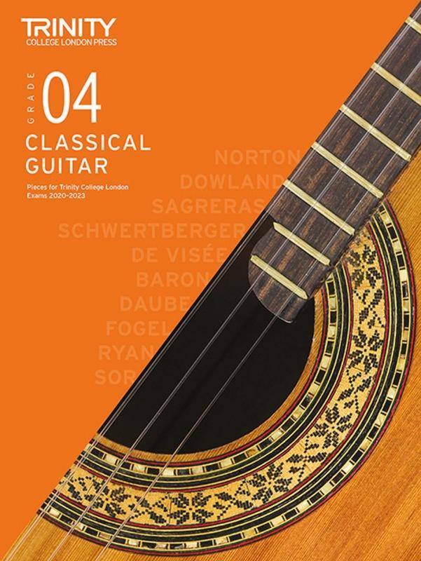 Trinity Classical Guitar Exam Pieces 2020-23 Grade 4