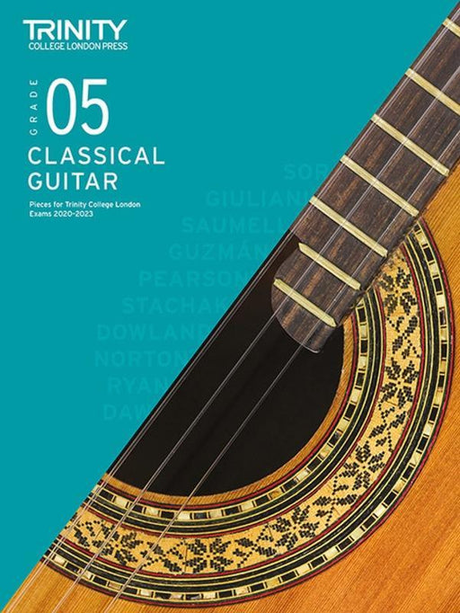 Trinity Classical Guitar Exam Pieces 2020-23 Grade 5