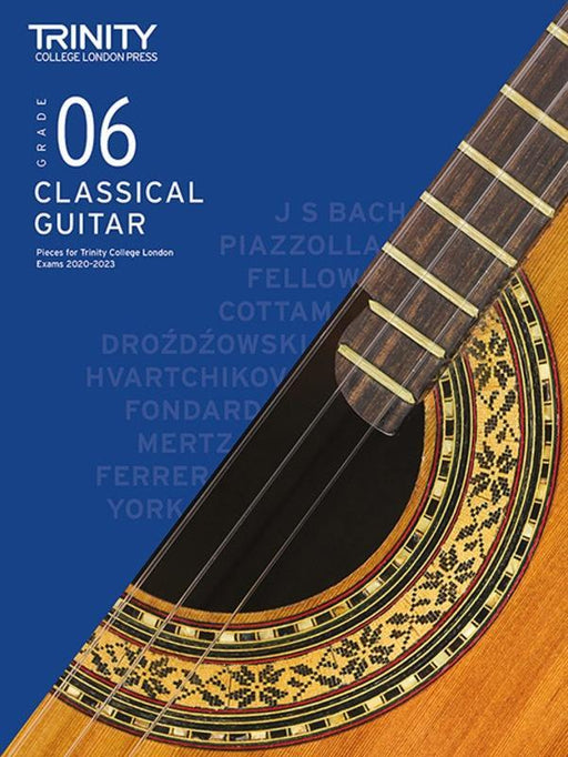 Trinity Classical Guitar Exam Pieces 2020-23 Grade 6