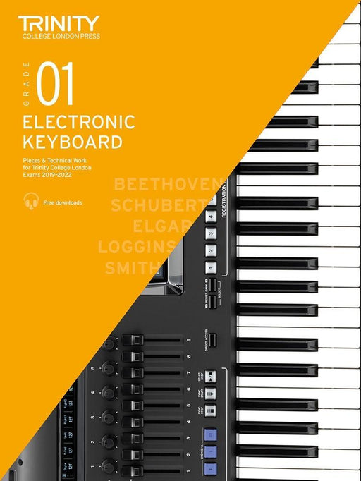 Trinity Electronic Keyboard Exam Pieces & Technical 2019-2022 Grade 1-Piano & Keyboard-Trinity College London-Engadine Music