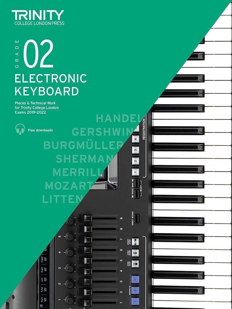 Trinity Electronic Keyboard Exam Pieces & Technical 2019-2022 Grade 2-Piano & Keyboard-Trinity College London-Engadine Music