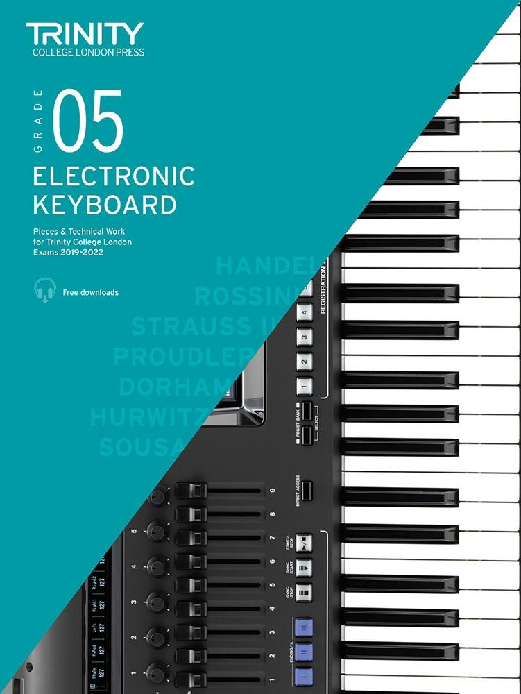 Trinity Electronic Keyboard Exam Pieces & Technical 2019-2022 Grade 5-Piano & Keyboard-Trinity College London-Engadine Music