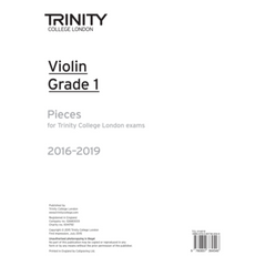 Trinity Exam Pieces 2016-2019 - Grade 1 Violin Part Only-Strings-Trinity College London-Engadine Music