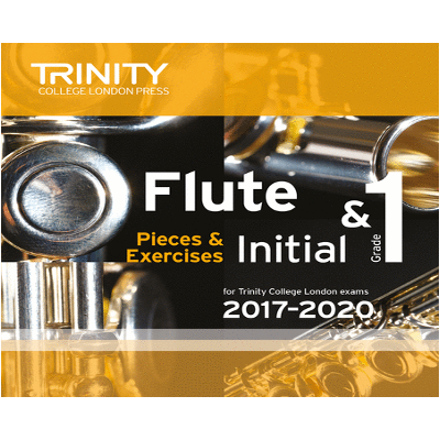 Trinity Flute Exam Pieces 2017-2020 - Initial-Grade 1 CD-Woodwind-Trinity College London-Engadine Music