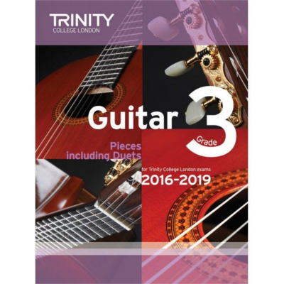 Trinity Guitar Exam Pieces 2016-2019 - Grade 3-Guitar & Folk-Trinity College London-Engadine Music