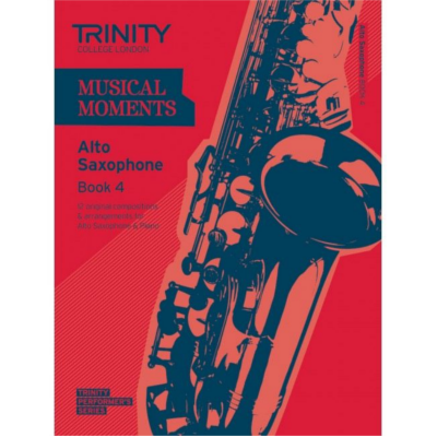 Trinity Musical Moments Alto Saxophone Book 4-Woodwind-Trinity College London-Engadine Music