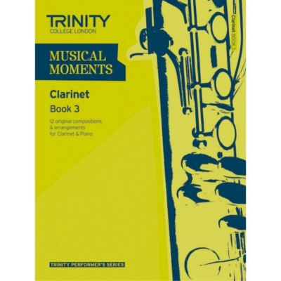 Trinity Musical Moments Clarinet Book 3-Woodwind-Trinity College London-Engadine Music