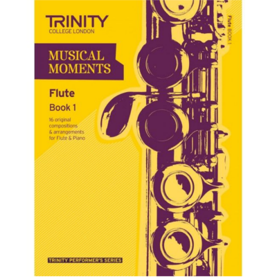 Trinity Musical Moments Flute Book 1-Woodwind-Trinity College London-Engadine Music