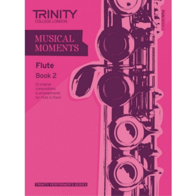 Trinity Musical Moments Flute Book 2-Woodwind-Trinity College London-Engadine Music