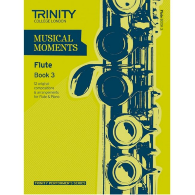 Trinity Musical Moments Flute Book 3-Woodwind-Trinity College London-Engadine Music