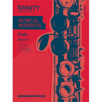 Trinity Musical Moments Flute Book 4-Woodwind-Trinity College London-Engadine Music