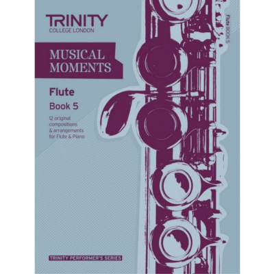Trinity Musical Moments Flute Book 5-Woodwind-Trinity College London-Engadine Music