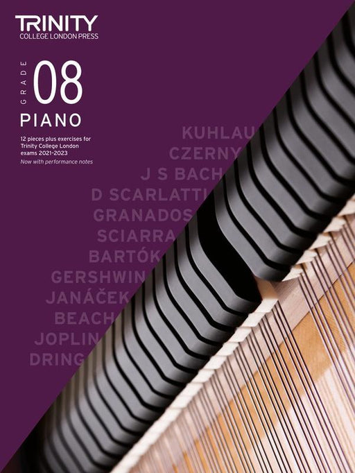 Trinity Piano Exam Pieces & Exercises 2021-2023 Book Only - Grade 8