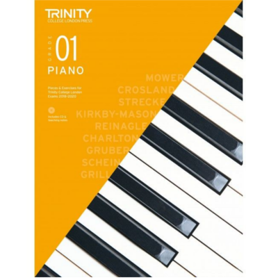 Trinity Piano Pieces & Exercises 2018-2020 - Grade 1 Bk/CD-Piano & Keyboard-Trinity College London-Engadine Music