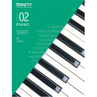 Trinity Piano Pieces & Exercises 2018-2020 - Grade 2 Bk/CD-Piano & Keyboard-Trinity College London-Engadine Music