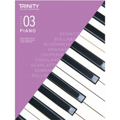 Trinity Piano Pieces & Exercises 2018-2020 - Grade 3-Piano & Keyboard-Trinity College London-Engadine Music