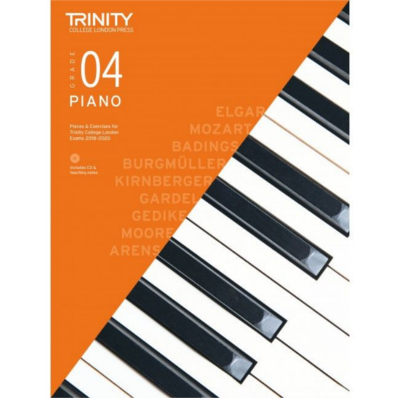Trinity Piano Pieces & Exercises 2018-2020 - Grade 4 Bk/CD-Piano & Keyboard-Trinity College London-Engadine Music