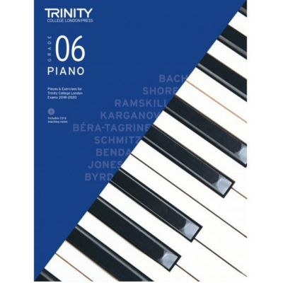 Trinity Piano Pieces & Exercises 2018-2020 - Grade 6 Bk/CD-Piano & Keyboard-Trinity College London-Engadine Music