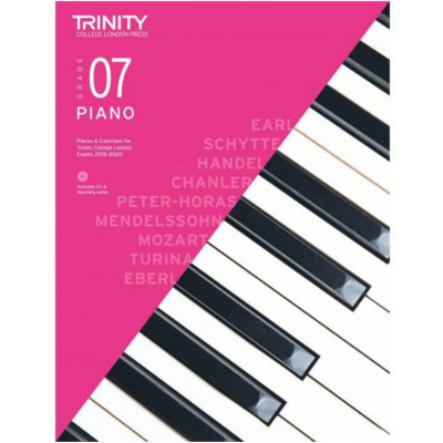 Trinity Piano Pieces & Exercises 2018-2020 - Grade 7 Bk/CD-Piano & Keyboard-Trinity College London-Engadine Music