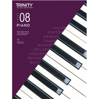 Trinity Piano Pieces & Exercises 2018-2020 - Grade 8 Bk/CD-Piano & Keyboard-Trinity College London-Engadine Music