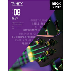 Trinity Rock & Pop From 2018 Bass - Grade 8-Guitar & Folk-Trinity College London-Engadine Music