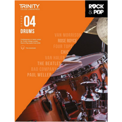 Trinity Rock & Pop From 2018 Drums - Grade 4-Percussion-Trinity College London-Engadine Music
