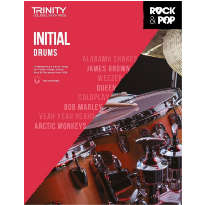 Trinity Rock & Pop From 2018 Drums - Initial-Percussion-Trinity College London-Engadine Music