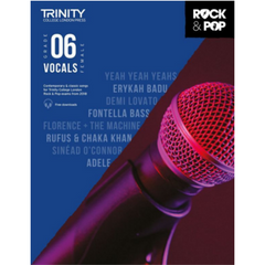 Trinity Rock & Pop From 2018 Female Vocals - Grade 6-Vocal-Trinity College London-Engadine Music