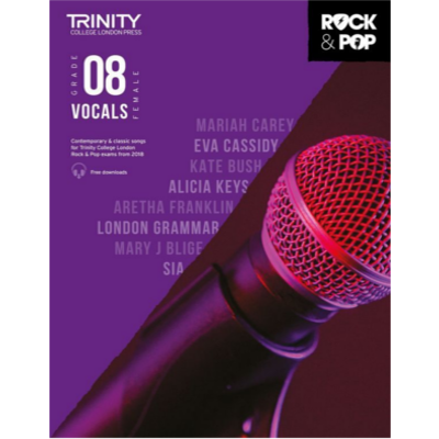 Trinity Rock & Pop From 2018 Female Vocals - Grade 8-Vocal-Trinity College London-Engadine Music