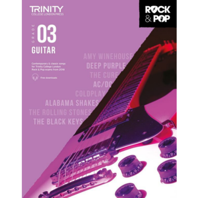 Trinity Rock & Pop From 2018 Guitar - Grade 3-Guitar & Folk-Trinity College London-Engadine Music