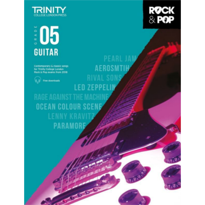 Trinity Rock & Pop From 2018 Guitar - Grade 5-Guitar & Folk-Trinity College London-Engadine Music