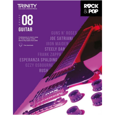 Trinity Rock & Pop From 2018 Guitar - Grade 8-Guitar & Folk-Trinity College London-Engadine Music