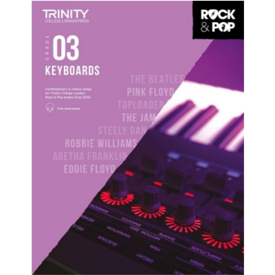 Trinity Rock & Pop From 2018 Keyboards - Grade 3-Piano & Keyboard-Trinity College London-Engadine Music