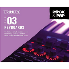 Trinity Rock & Pop From 2018 Keyboards - Grade 3