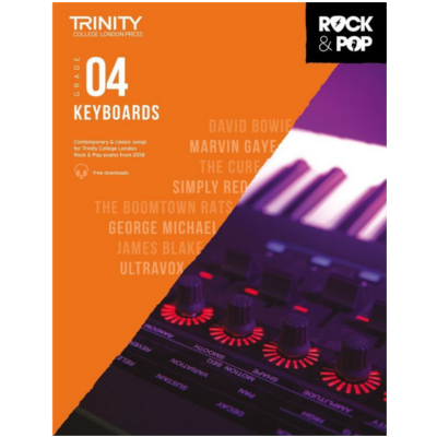 Trinity Rock & Pop From 2018 Keyboards - Grade 4-Piano & Keyboard-Trinity College London-Engadine Music